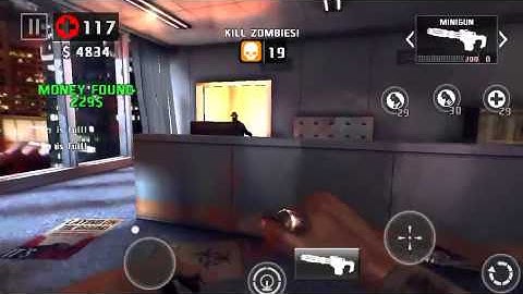Dead trigger 2 knife gameplay level 57 iOS on hard TDU 50+