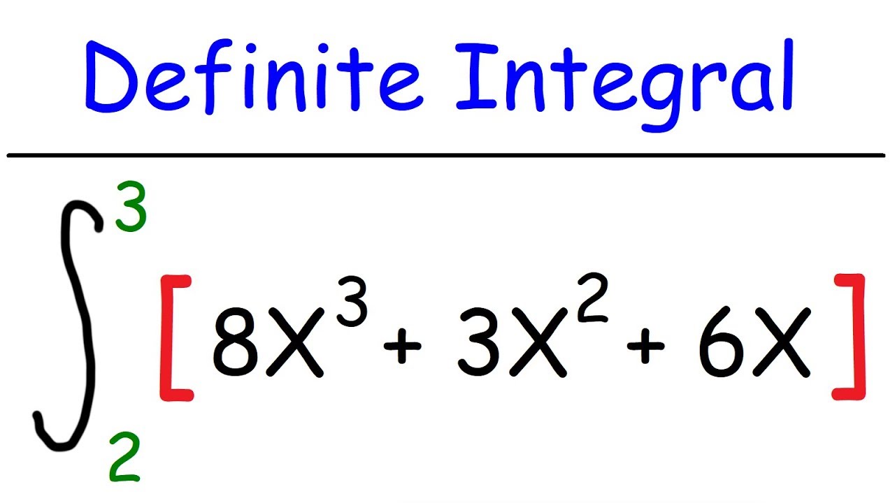 Calculus Definite Integrals YouTube