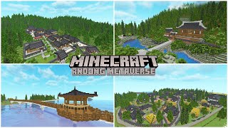 Minecraft ANDONG - TOURIST ATTRACTIONS BUILD CHALLENGE / Timelapse Build