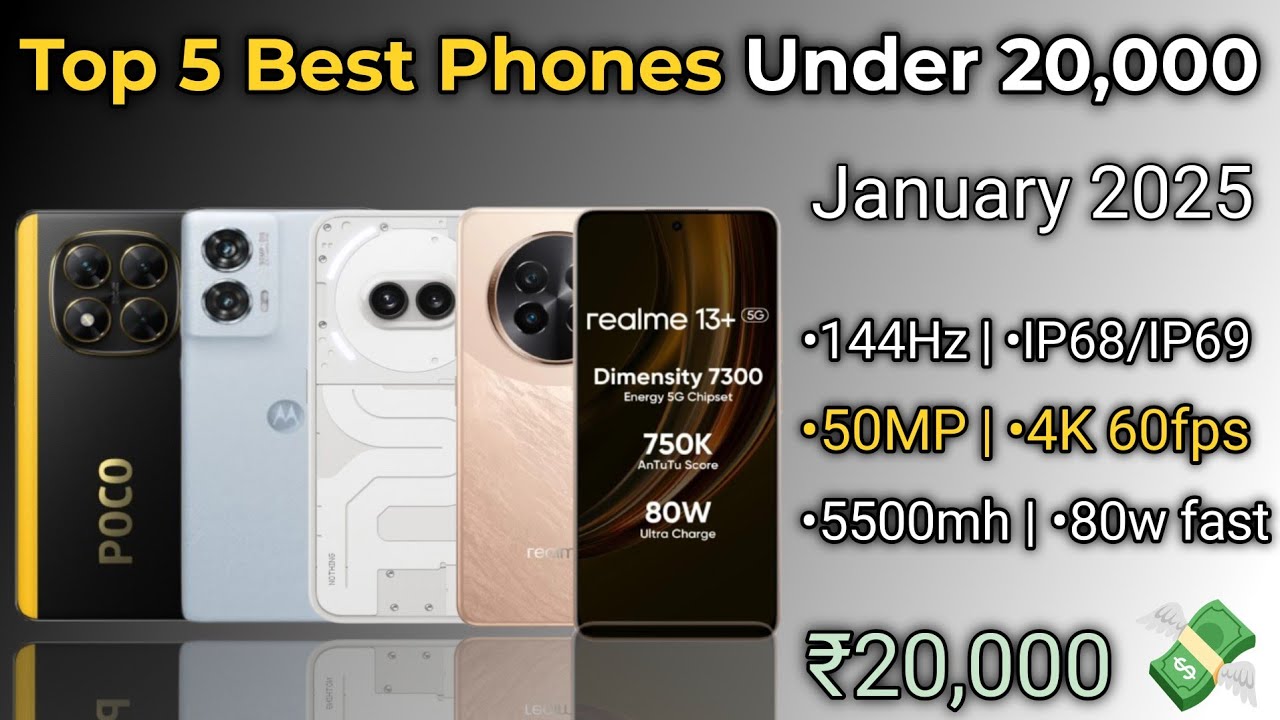 Top 5 Best Smartphone Under 20000 💸 In January 2025 - YouTube