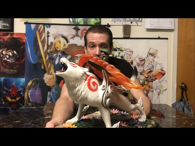 OKAMI Statue Amaterasu Divine Descent 14 F4F