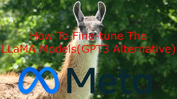How To Fine-tune The Llama 1 Models(GPT3 Alternative)