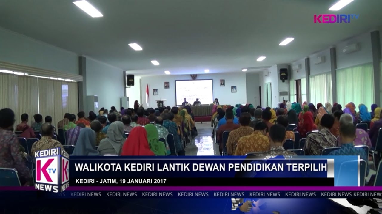 WALIKOTA KEDIRI LANTIK DEWAN PENDIDIKAN TERPILIH PERIODE 2016 2021 - YouTube