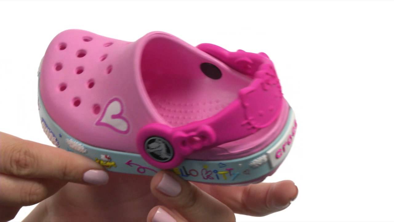 crocs handle it hello kitty plane na boots