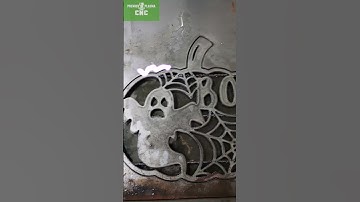 Boo ! Premier Plasma CNC ,Halloween Art  #cncplasmatable#cncplasma #art#cnc#metalcutting#plasmatable