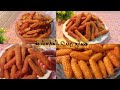 بشويه دقيق وميه وبدون بيض او سمنه او زبده عملت كميه كبيره من صوابع زينب المقرمشة رمضان 2023