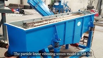 Rubber Particle Linear Vibrating Screen