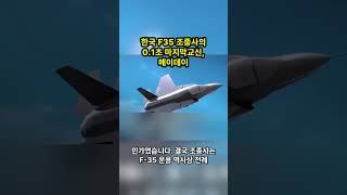 한국 F35 조종사의 0.1초 마지막교신, 메이데이
