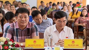 Đại biểu HĐND tỉnh tiếp xúc cử tri thị trấn Yên Ninh