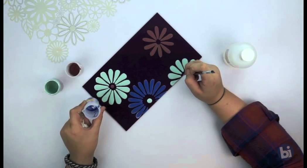 3 Ways to Use Crafter's Stencils on Glass YouTube