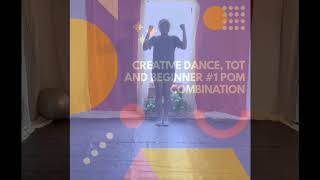 CDC Creative Dance, Tot, and Beginner #1 Zoom Meeting Pom Combo