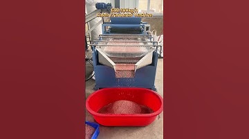 600-800kg/h Cable Granulator Machine.Two separation bed,more efficient.