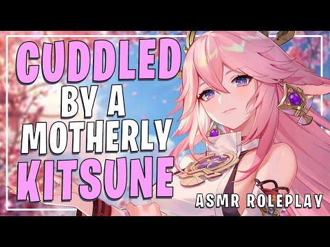 Cuddled By A Motherly Yae Miko [F4M] [Comfort] [Cuddles] [Mommy] [Good Boy] [Headpats] thumbnail