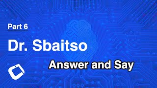 Dr. Sbaitso in Codename One (Part 6) - Answer and Say