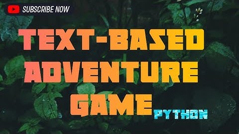 Simple Python Project | Text-Based Adventure Game