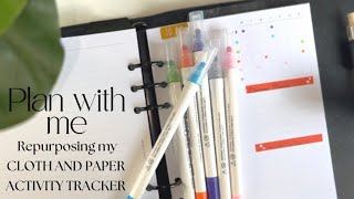 Plan with me in my Activity Tracker | Cloth and Paper Stationary Subscription Box Inserts screenshot 4