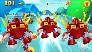 Race Jerry Car And Cat Speed , Cars Turn Into Robots screenshot 5