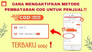 How to activate COD on Shopee for Sellers! 2025