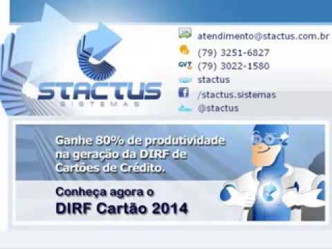 DIRF Cartão 2014 - Visão geral do sistema