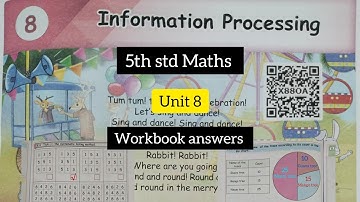 5th std Maths Term 1 unit 8 Information Processing Workbook answers/ ennum ezhuthum maths answers 