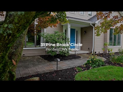 31 Pine Brook Circle, Penfield, NY home video tour