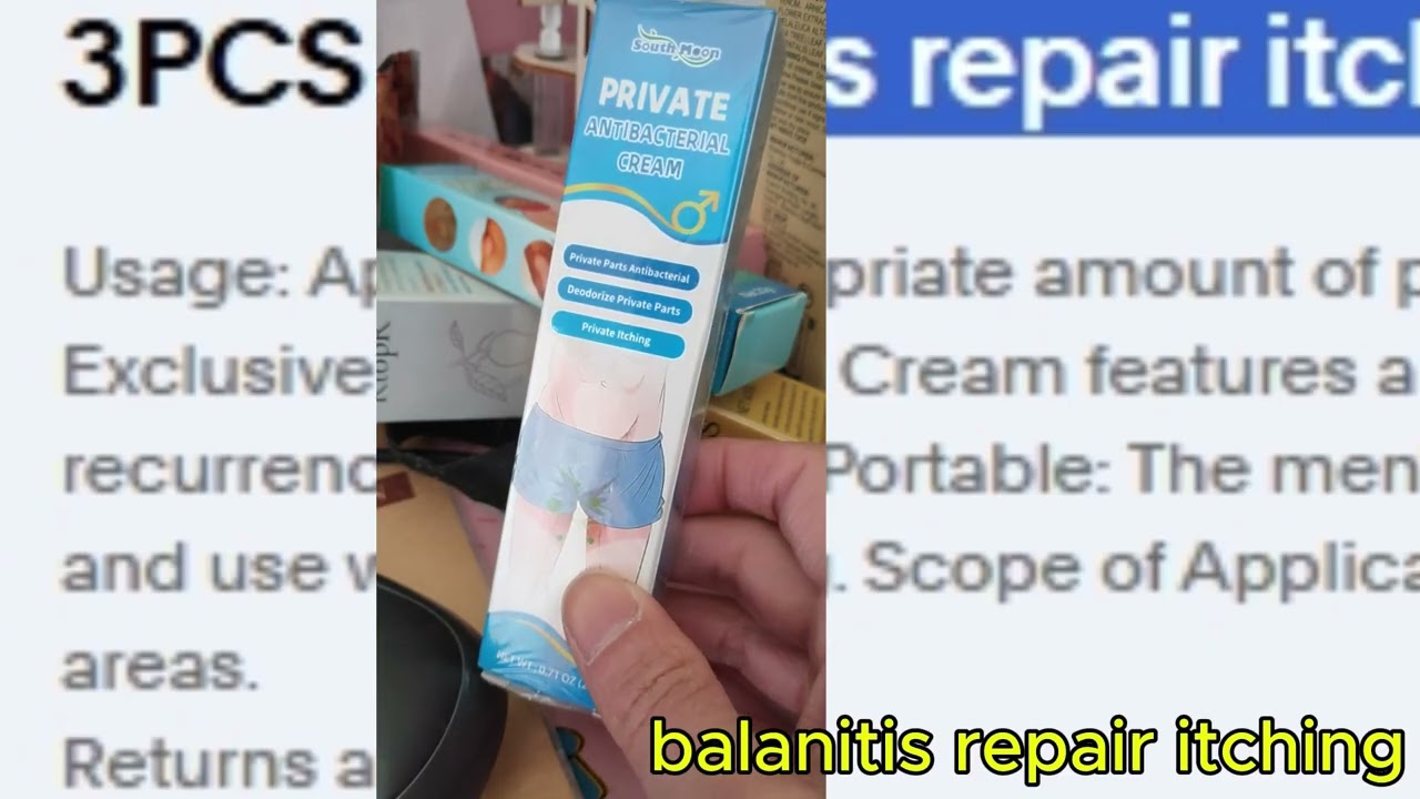 balanitis repair itching relief cream antibacterial,