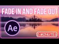 After Effects How to Fade in and Fade Out 2023
