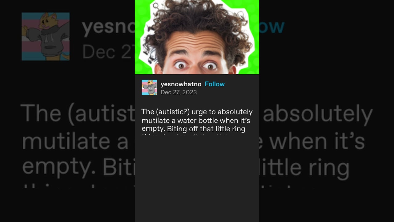 Пост в Tumblr о бутылках с водой