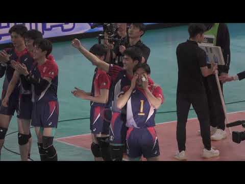 東山高校🌟優勝の『カモンロッソ』♪東山 3 - 1 清風《 決勝 》春高