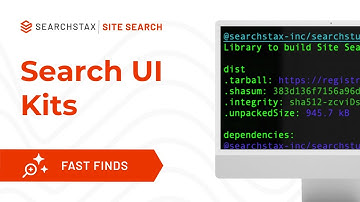 Build with Search UI Kits using JavaScript, Angular, Vue, Next, React | SearchStax Site Search