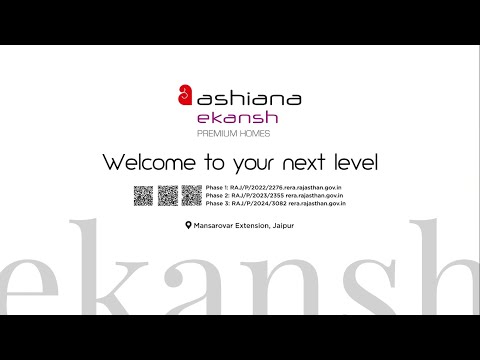 Ashiana Ekansh, Mansarovar Extension, Jaipur | Walkthrough Video | Premium Homes