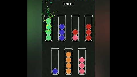 Ball Sort Puzzle level-8 #SHORT