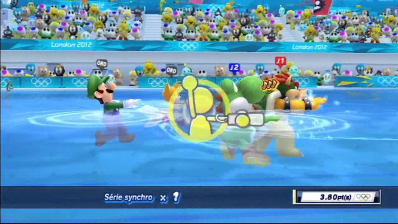 Mario et Sonic aux Jeux Olympiques de Londres 2012 - Natation