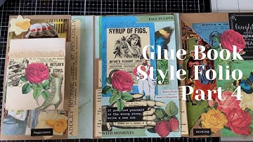 Glue Book Style Folio Part 4 - Folio Ideas
