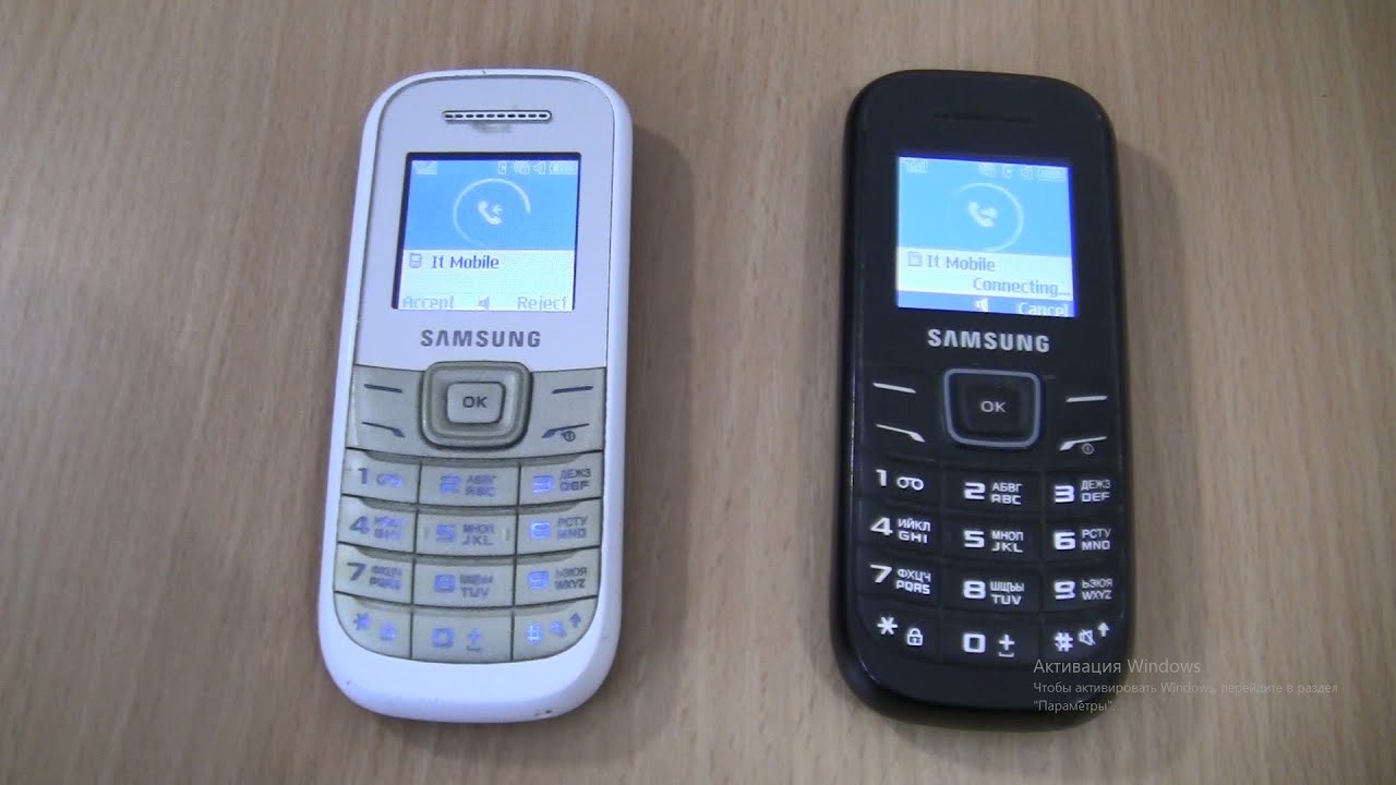 Incoming call & Outgoing call at the Same Time Samsung 1200M White+1200R