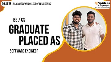 Student Placement Story as Content SOFTWARE ENGINEER | QSpiders | Rajajinagar