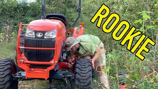 I Broke My Fancy Tractor