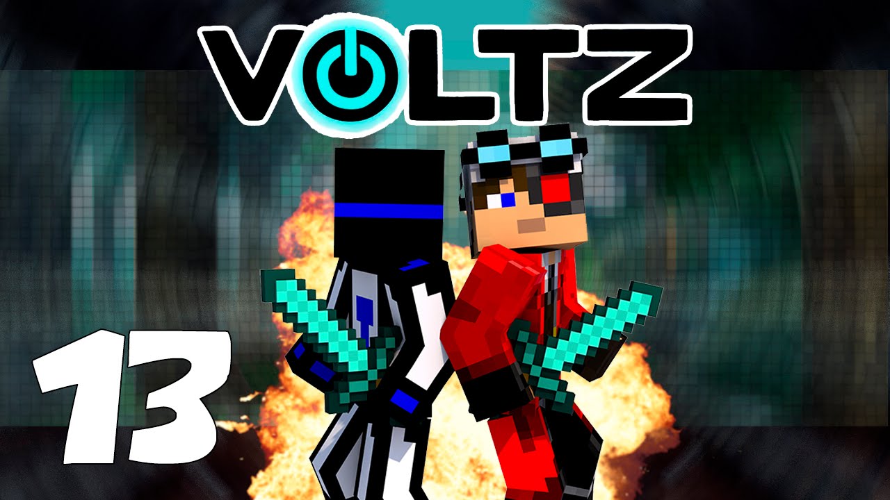 Minecraft: Техническая сборка Voltz часть 13 "Заготовка для загонов"