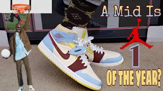 Epic On Feet Jordan 1 Mid Maison Chateau Rouge Fearless Review 19 Youtube