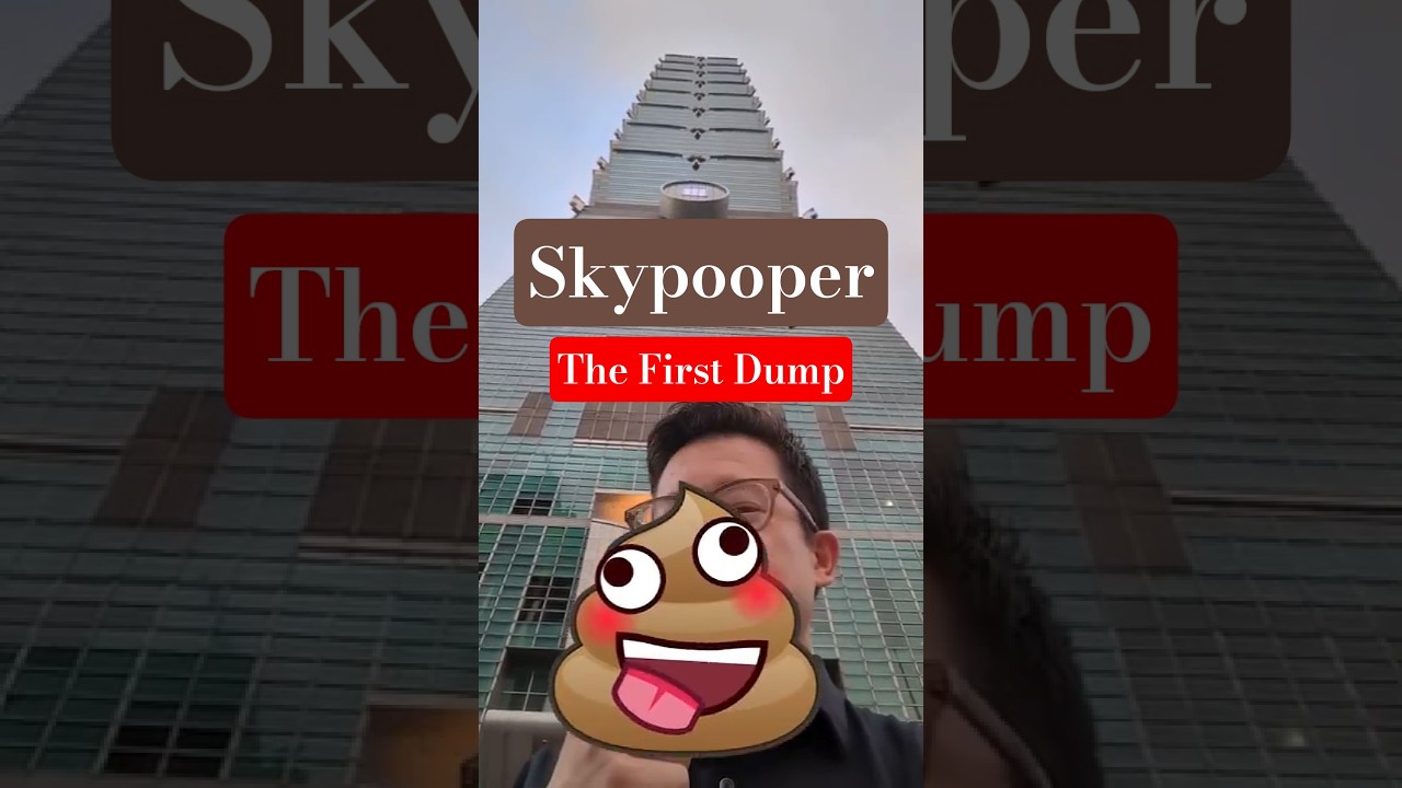 Which is faster? My poop or Taipei 101's elevator?