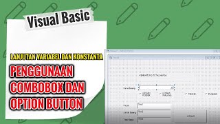 Penggunaan COMBOBOX DAN OPTION BUTTON di VB