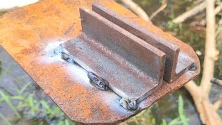 New techniques flat bar twist with angle // flat bar Twister diy