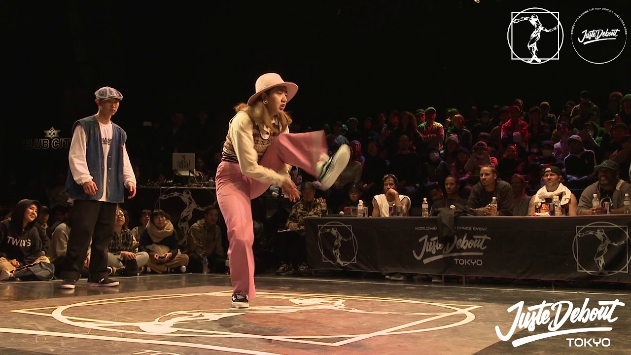 MOEKAチキチータ&ATSUSHI vs ena&KARIN【JUSTE DEBOUT TOKYO 2020】 LOCK BEST8