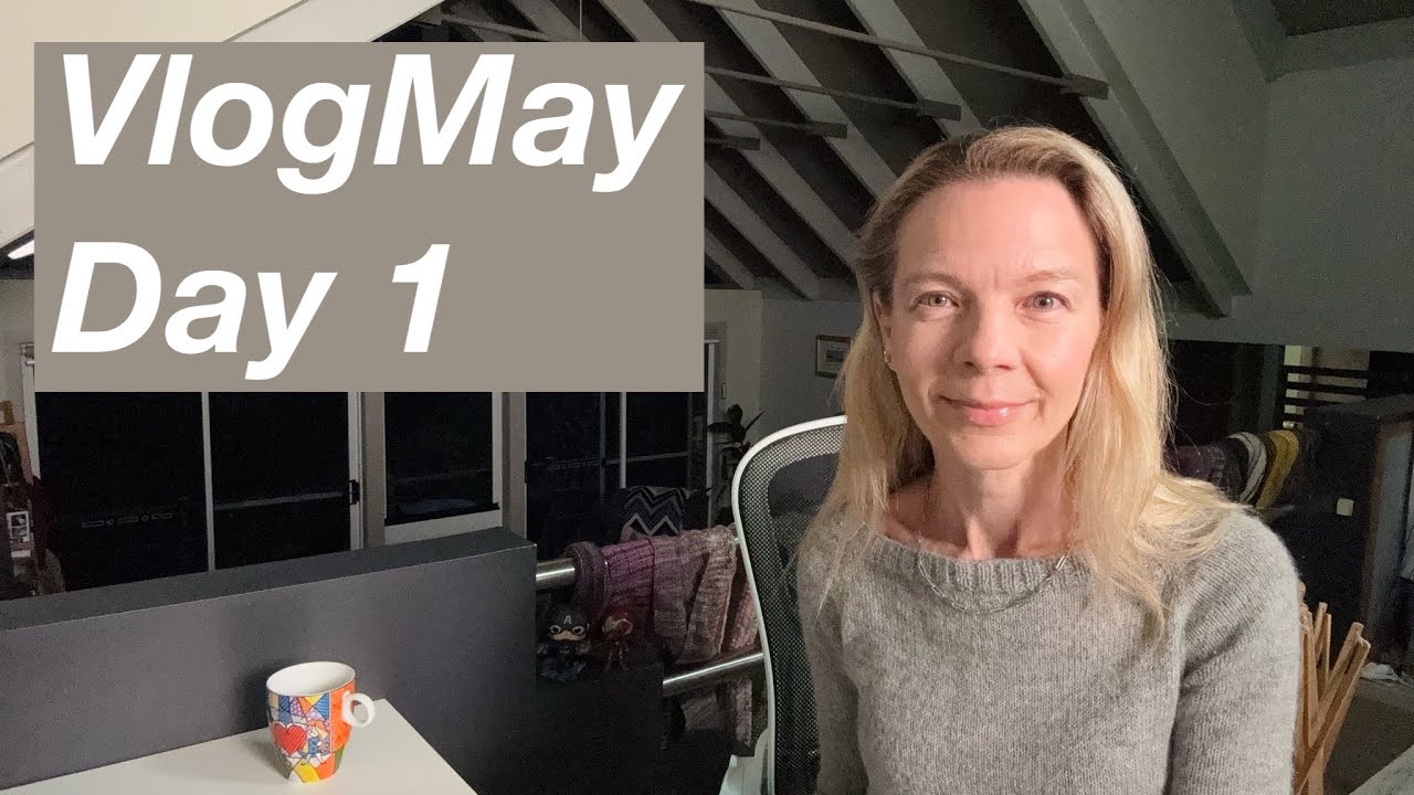 VlogMay Day 1: Still Light Tunic and Color Affection Shawl - Mostly Knitting Podcast