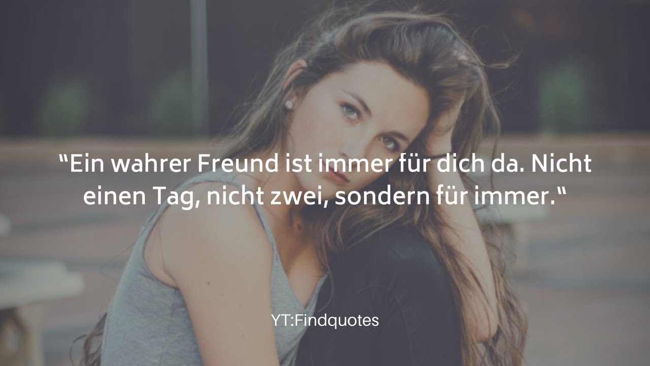 Die schönsten Freundschaftssprüche YouTube