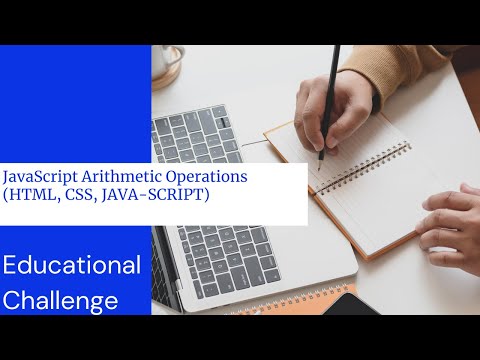 JavaScript Arithmetic Operations (HTML, CSS, JAVASCRIPT)  #HTML #CSS #JAVASCRIPT