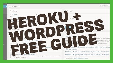 HEROKU + WORDPRESS = FREE