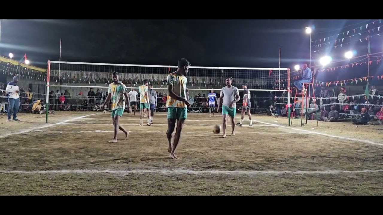 #Mudki A v/s #Mudki B jabardast mukabla Sangamtola #volleyball_#vollyballtournament