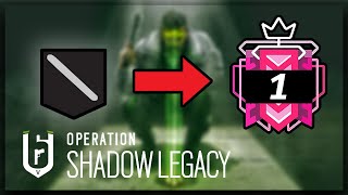 How I Got CHAMPION In Operation Shadow Legacy : Ranked Highlights - Rainbow Six Siege Gameplay