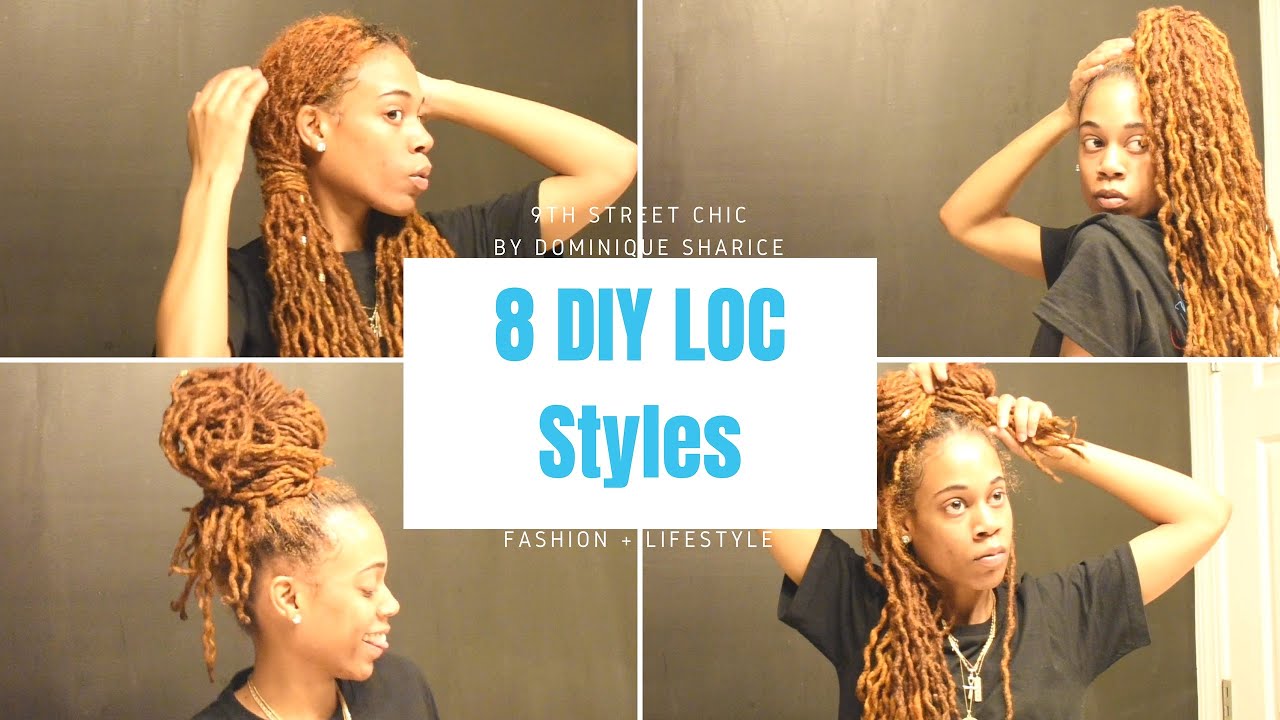 Diy Loc Tutorial Long Loc Styles For Women 2019 Loc Looks